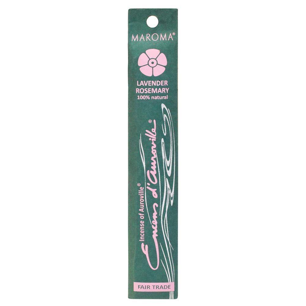 Maroma Eda Incense, Lavender Rosemary, 10 Count (623206011665)