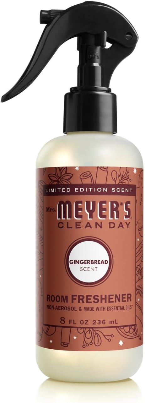 MRS. MEYER'S Room FRESHENER Variety Pack Variation (Gingerbread + Peppermint)