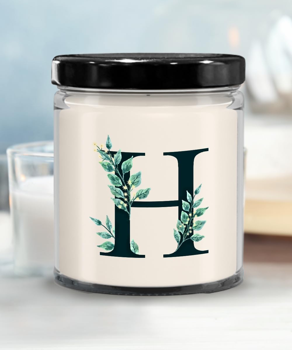Monogram Letter H Candle Initial Letter H Candle Men, Birthday Wedding farewell Gift Initial H Gifting Ideas