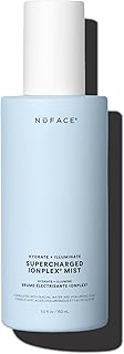NuFACE Supercharged IonPlex Facial Mist - 3-in-1 Ultra-Fine Hydrating Face Mist & Pore Minimizer with Hyaluronic Acid + IonPlex Technology to Lock in Moisture and Enhance Microcurrent Treatment (5 oz)