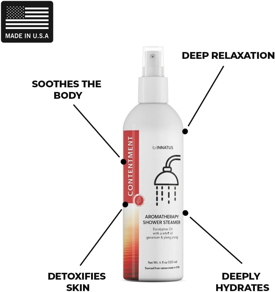 Soothing Eucalyptus Shower Spray – 4oz Aromatherapy Shower Steamer Mist for a Spa-Like Experience – Relieves Stress & Elevates Your Shower – All-Natural Essential Oils (Ylang Ylang)