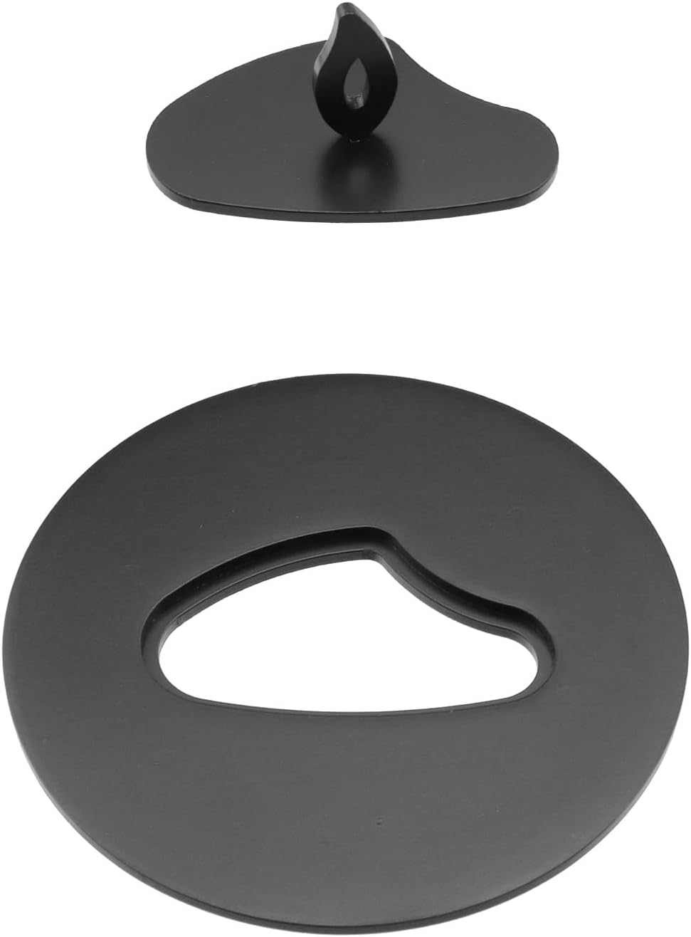 Coshar Metal Candle Jar Topper Shade Sleeves Lid - Melt Evenly, Cloud Black