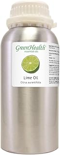 Lime Essential Oil - 16 fl oz - Aluminum Bottle - 100% Essential Oil - GreenHealth
