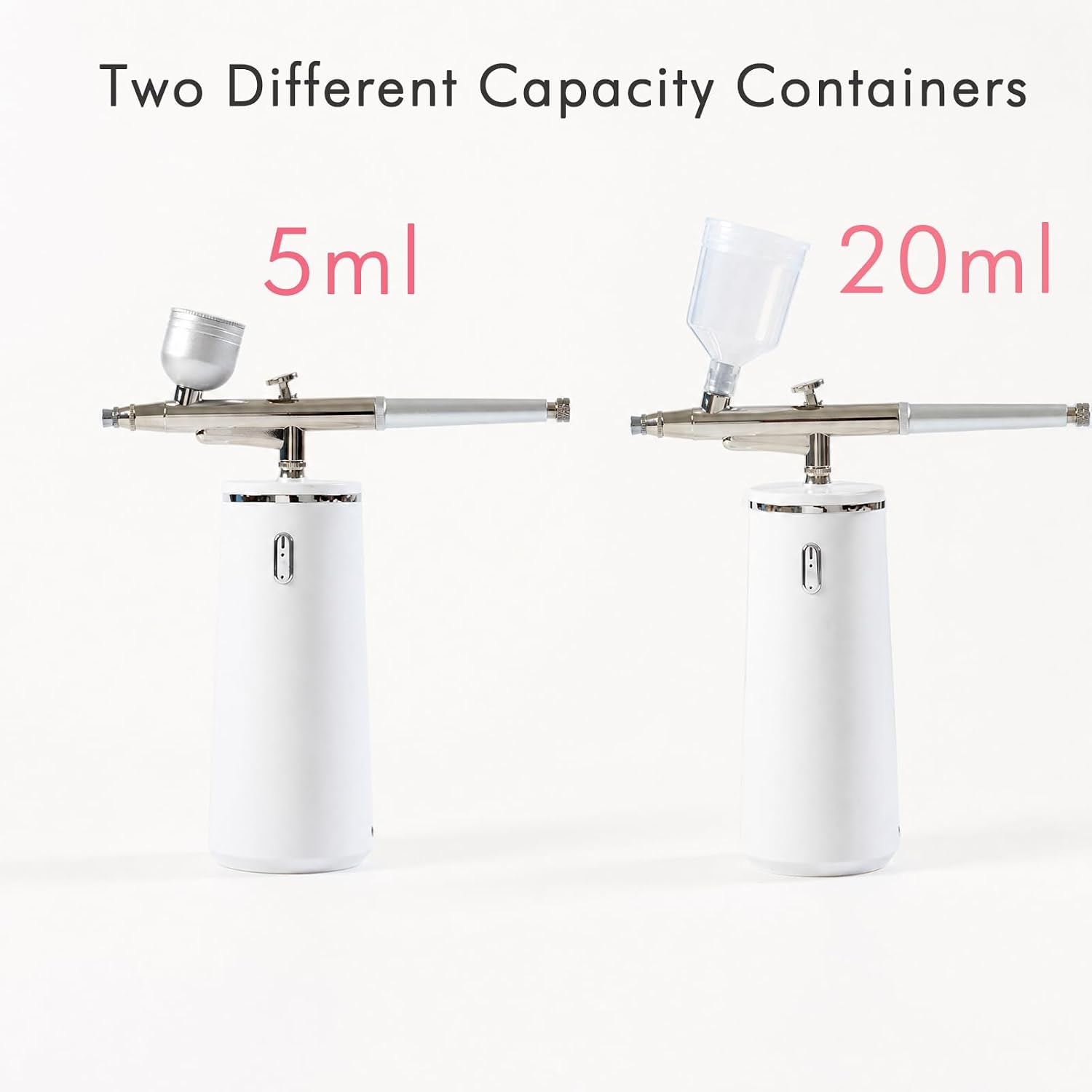 Microtree Nano Facial Steamer - Rechargeable & Portable High Pressure Face Oxygen Sprayer Machine, 0.3mm Nozzle Micro Mist Skin Hydrator, Essential Water Infusion Facial Spa Treatment, White