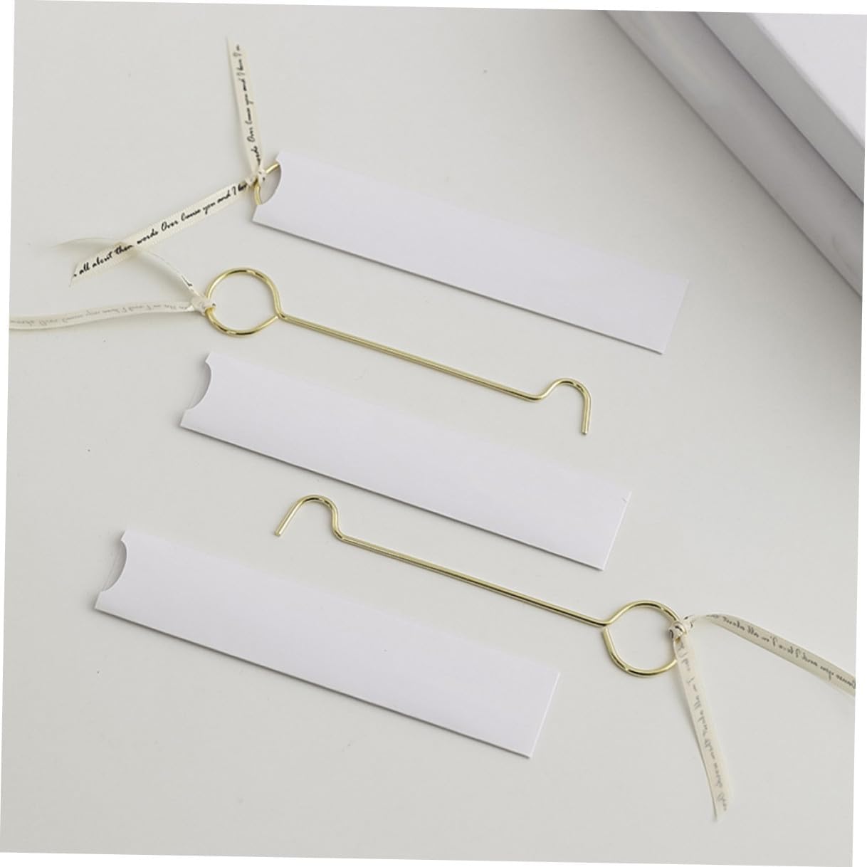 KALLORY 4 Pieces Candle Wick Dippers and Extinguish Hook Set Metal Portable Candle Snuffers and Aromatherapy Safe Flame Extinguisher Tools for Home Décor