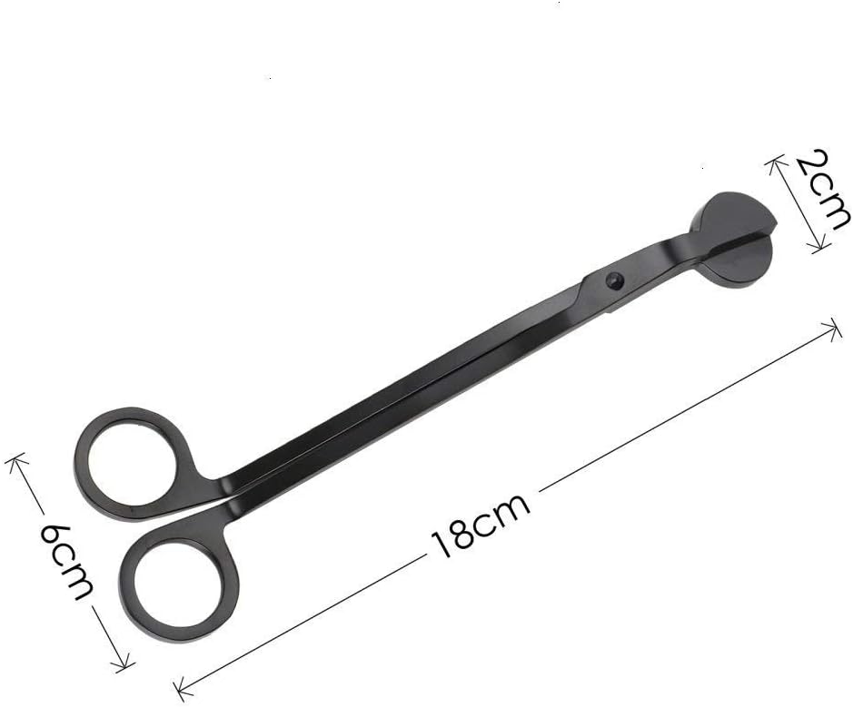 Sinen Candle Wick Trimmer ，Wick Clipper Cutter Scissor (Matte Black)