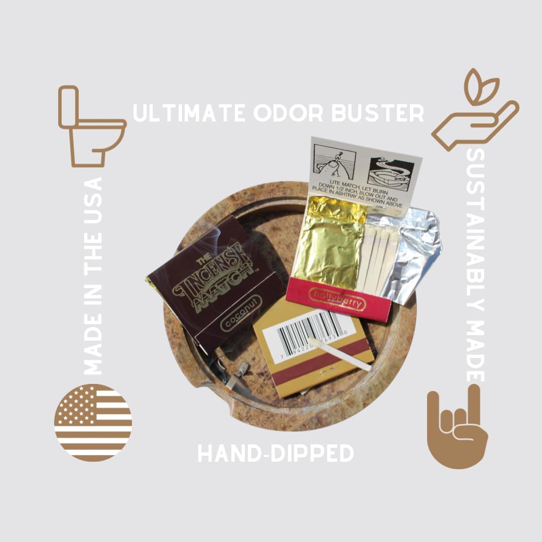 The Incense Match Assorted 4 Pack (Randomly Picked) Scented Bathroom Matches | Eliminates Bathroom Odors | Pleasant Incense | Stocking Stuffer | Unique Gift Idea