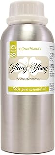 Ylang Ylang Essential Oil – 8 fl oz (237 ml) Aluminum Bottle w/Plug Cap – 100% Pure Essential Oil – GreenHealth