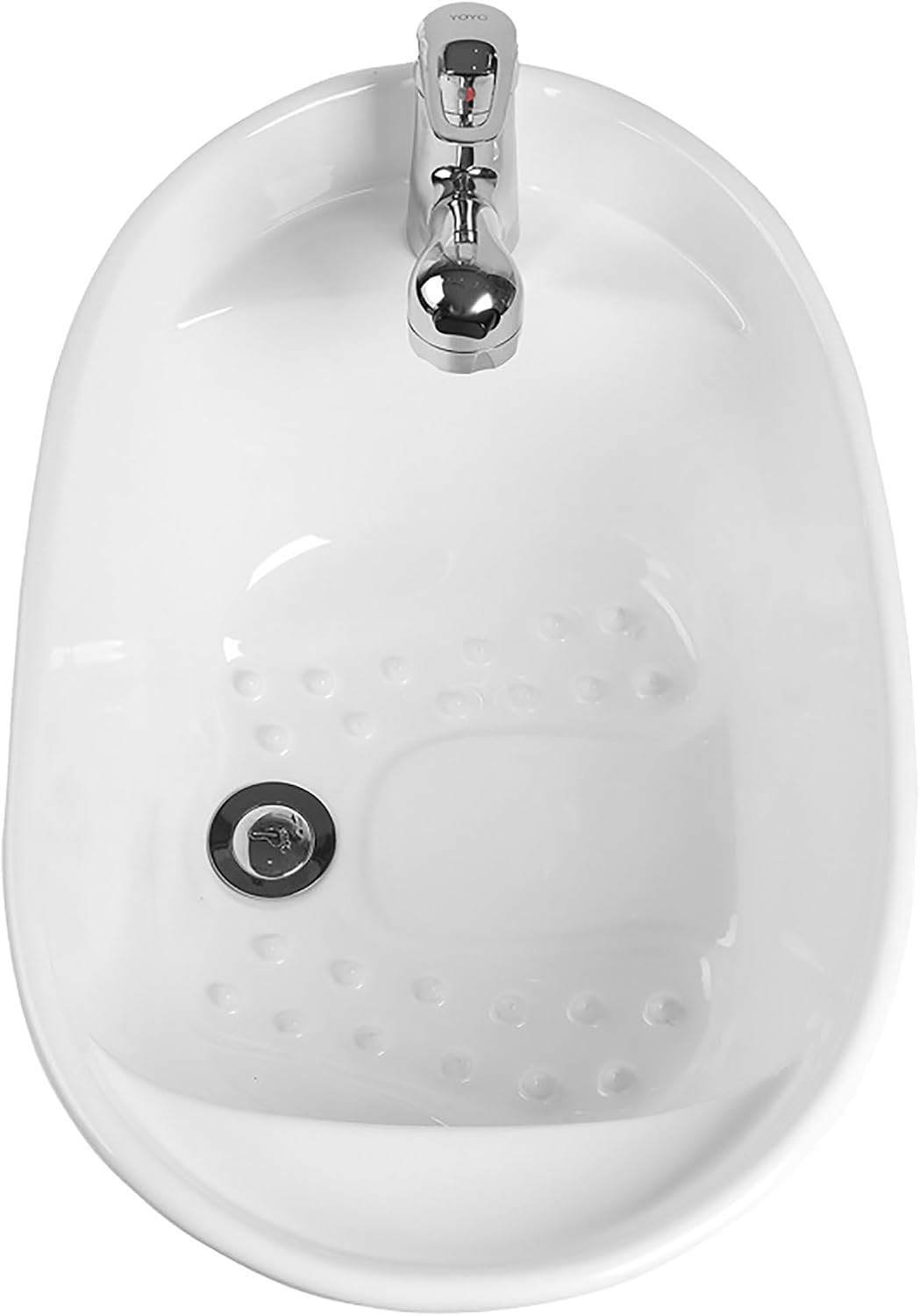 Acrylic Foot Bath, Foot Spa Bath Massager with Heat, Bubbles, Red Light, Pedicure Foot Spa Tub for Stress Relief, Foot Soaker with Acupressure Massage Points&Temperature Control