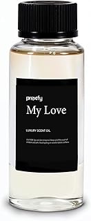 Diffuser Oil – Scent with Menthol, Tea Tree, Musk & Amber – Long-Lasting Blend for Home, Car & Office – Compatible with Ultrasonic & Nebulizing Diffusers, 100 ml (4.06 Fl Oz (Pack of 1), My Love)