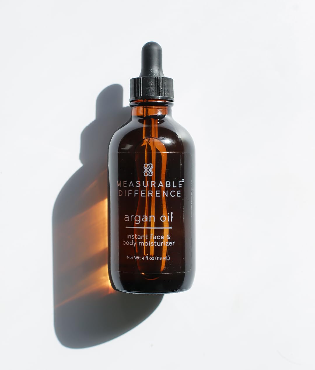 Measurable Difference Argan Oil Face Instant Face & Body Moisturizer, 4oz - Daily Nourishment & Hydration for All Skin Types