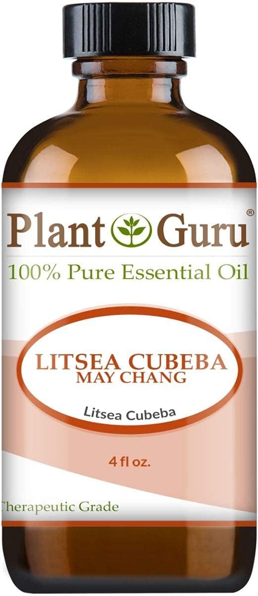 Litsea Cubeba (May Chang) Essential Oil 4 oz. 100% Pure Undiluted Therapeutic Grade.