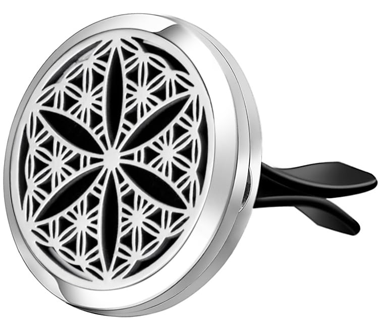 Wild Essentials Flower of Life Essential Oil Car Vent Diffuser