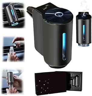 Smart Car Air Freshener with Three Adjustable,2026 New Smart Car AirS Freshener Diffuser Long Lasting, Air Freshener Vent Clips for Car Office Home Bedroom (Diffuser+1Pc Cologne)