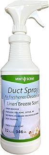 Northwest Enterprises Air Duct Cleaner Spray, Essential Oils Professional HVAC Air Freshener, Air Duct Deodorizer, and Odor Remover Spray (Linen Breeze)