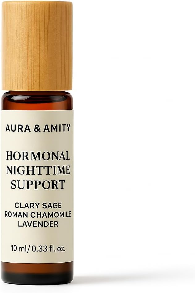 Hormonal Nighttime Support Roller Blend – 10ml Essential Oil Roll-On for Sleep, Calm & Balance |Menopause Support | Natural Aromatherapy for Women