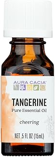 Aura Cacia Pure Aromatherapy 100% Pure Essential Oil, Tangerine, Cheering, 0.5-Ounces (Pack of 6)
