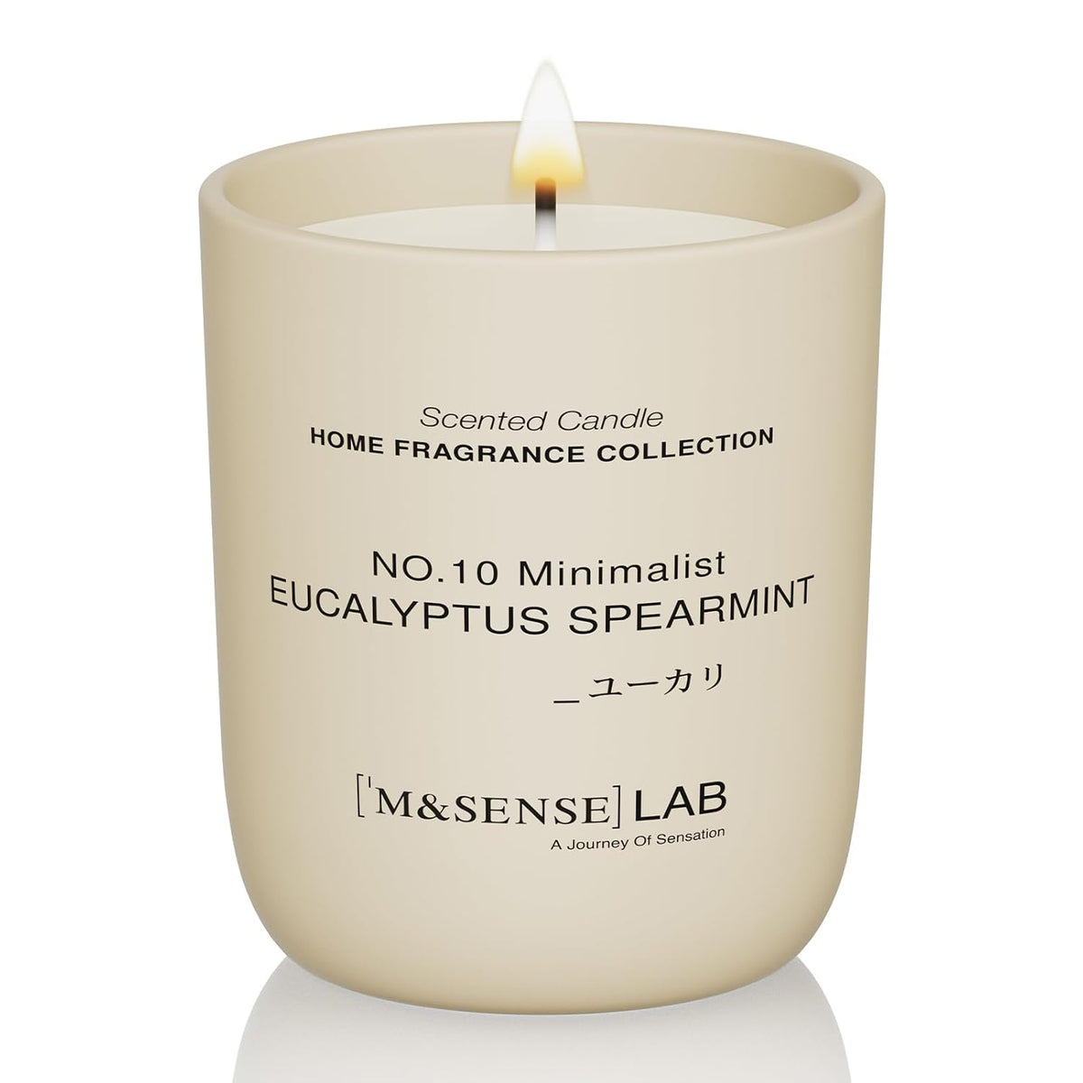 M&SENSE Natural Soy Candle| Eucalyptus Mint