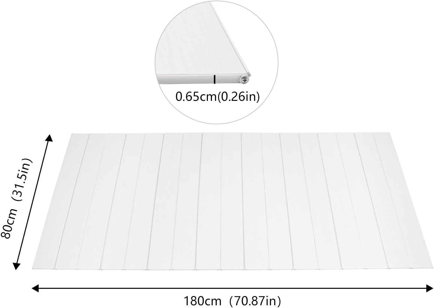 Foldable Bathtub Tray for Bathroom Storage and Relaxation, White Wood Grain Cover Board, Adjustable Bath Caddy Shelf for Home Spa, Adults, and Families