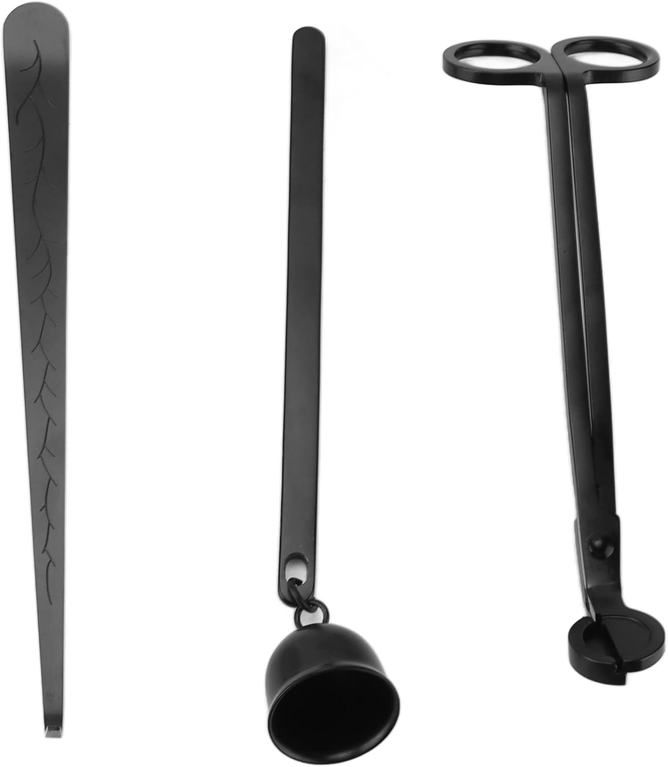 Candle Tool Set, Candle Wick Trimmer and Extinguisher with Elegant Design, Stainless Steel Aromatherapy Candle Accessories for Safe Burning and Clean Trimming, Gift for Candle Love