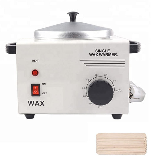 Single Pot Wax Warmer Professional Electric Wax Heater Machine Facial Skin SPA Equipment with Adjustable Temperature Set with