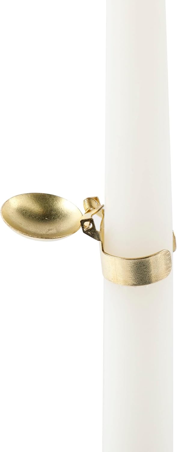 OLEEK (12Pcs Automatic Candle Extinguisher Gold, Candle Extinguisher Automatic Candle Snuffer, Candle Set auto Candle Extinguisher Snuffer, Candle Care kit Candle Accessories, Swedish Candle Snuffer