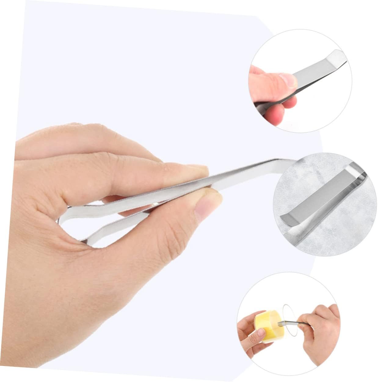 PRETYZOOM Candle Wick Extinguisher Tool 6pc Set Stainless Steel Candle Tweezers Aromatherapy Wick Trimmer Snuffer for Soot-Free Extinguishing