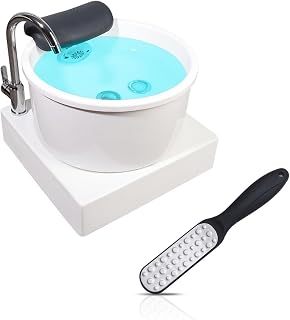 Foot Massager Bath - Hydromassage with Bubbles and Vibration for Stress Relief, Relaxation, and Pedicure