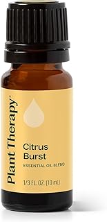 Plant Therapy Citrus Burst Essential Oil Blend 10 mL (1/3 oz) 100% Pure, Undiluted, Therapeutic Grade