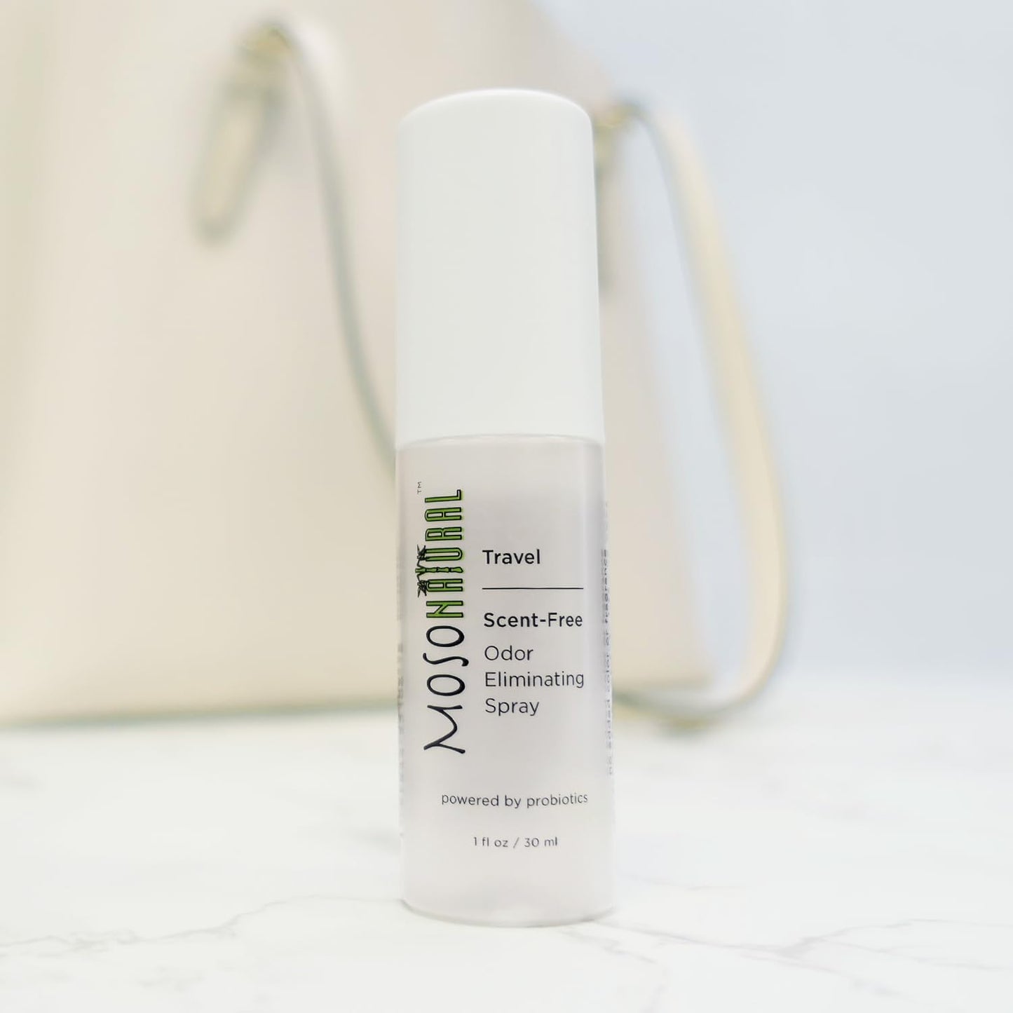 Moso Natural Scent-Free Travel Size Air Freshener Spray (3 Pack) An Unscented Travel-Size Odor Eliminator. 30ml