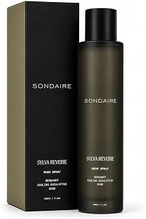 Sylva Reverie Room Spray | Luxury Natural Home & Linen Mist | Eucalyptus, Bergamot & Cedarwood | Non-Toxic, Vegan, Odor Neutralizing | For Bedroom, Living Room, Bathroom | 3.4 oz / 100 mL