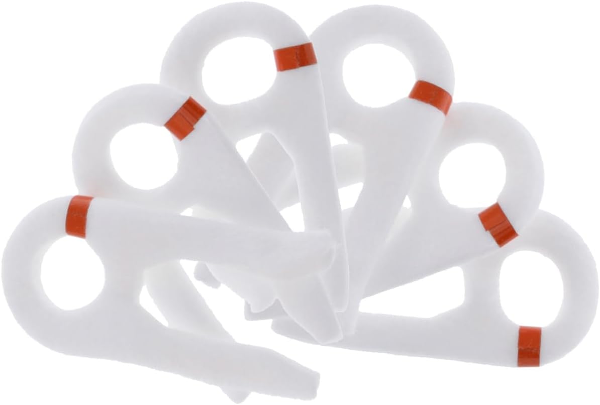 HME Big Dipper Scent Wicks (Pack of 6) | Easy-to-Dip Versatile Scent Wicks with Highly Reflective Orange Bands in Resealable Storage Bag