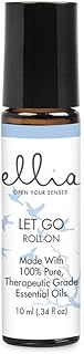 Ellia Essential Oil Roll-On | Let Go Blend| 10ml, 100% Pure, Therapeutic Grade 0.34 Fl Oz (Pack of 1)