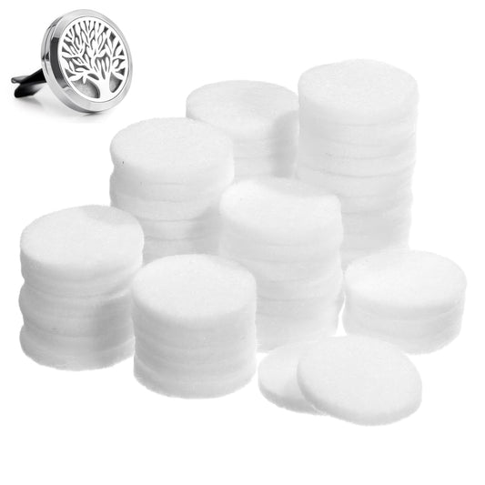 COHEALI Aroma Pendant Pads Replacements Refill Pads for Essential Oil Necklaces 50Pcs Absorbent Diffuser Gaskets