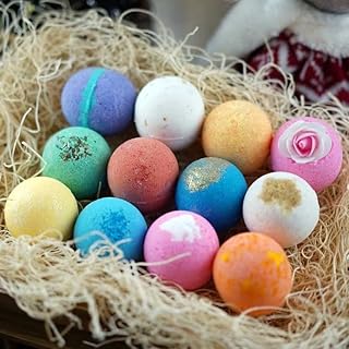 LifeAround2Angels Fun and Sweet Bath Bombs Gift Set 12 Pack Made in USA Fizzies, Shea & Coco Butter Dry Skin Moisturize, Handmade Birthday Mothers Day Gifts idea for Her/Him, Wife, Girlfriend, Kids