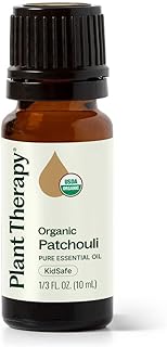 Plant Therapy Organic Patchouli Essential Oil 10 mL (1/3 oz) 100% Pure, Undiluted, Therapeutic Grade