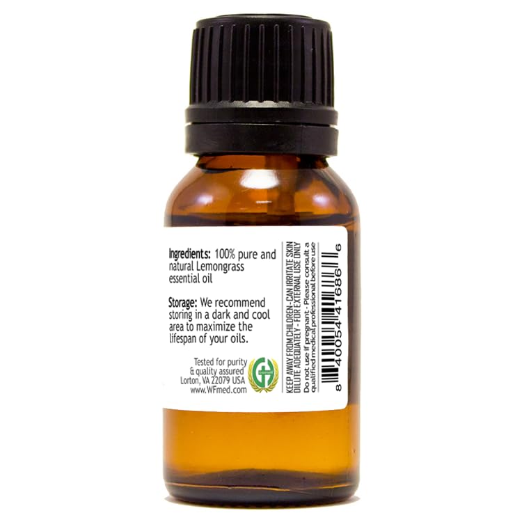 Lemongrass Essential Oil - 15 ml - 100% Pure Essential Oil - GreenHealth