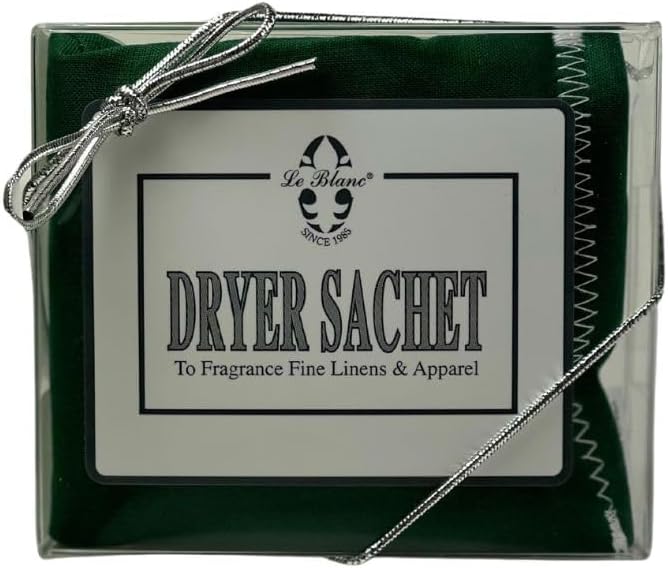 Le Blanc® Evergreen Woods Single Pack Dryer Sachet - Luxury Scented Fabric Sachet for Your Dryer (1 Pack)