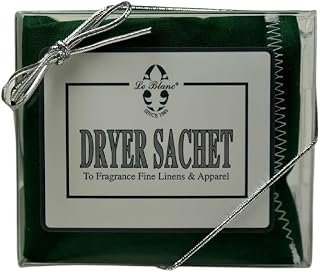 Le Blanc® Evergreen Woods Single Pack Dryer Sachet - Luxury Scented Fabric Sachet for Your Dryer (1 Pack)