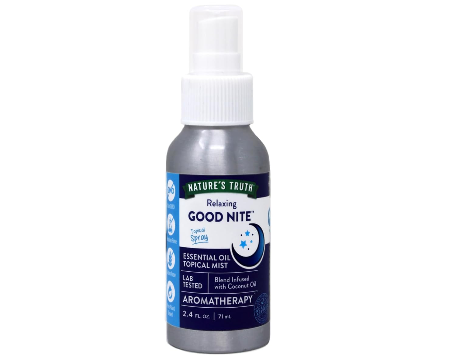 Nature's Truth Good Nite Essential Oil Topical Mist, Calming Blend, Yoga, & Aroma Spray, 2.4 FL OZ - 2 Pack