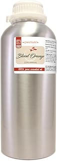 Blood Orange Essential Oil – 32 fl oz (946 ml) Aluminum Bottle w/Plug Cap – 100% Pure Essential Oil – GreenHealth