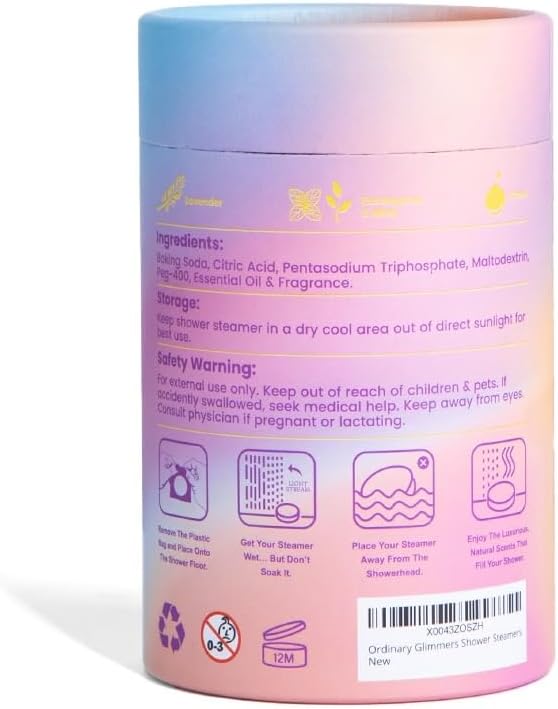 Shower Steamers Gift Set with Lavender, Eucalyptus Mint, and Citrus; Perfect Gifts for Women