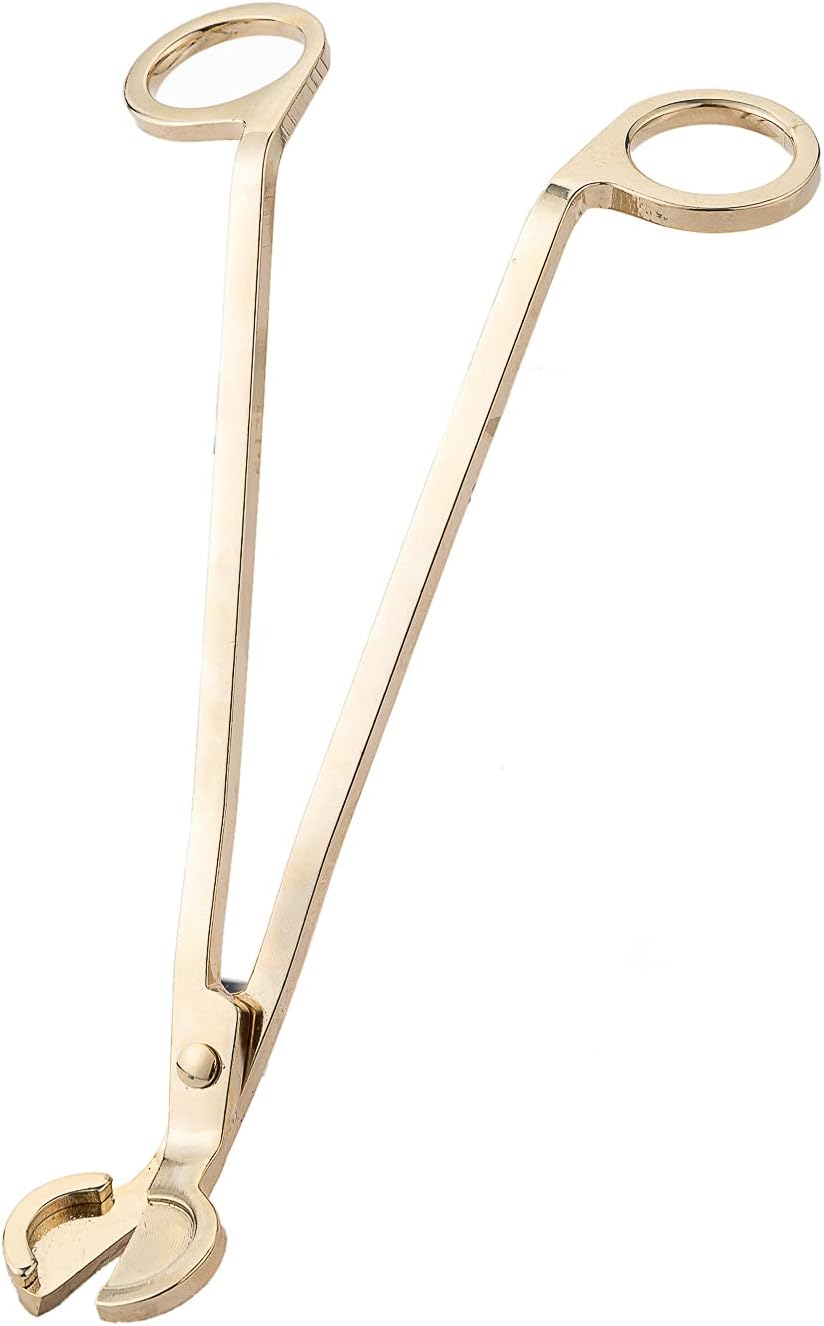 Candle Wick Trimmer, Candle Snuffer Long Handle, Polished Stainless Steel Wick Clipper Cutter, Scissors, Candle Accessory Set
