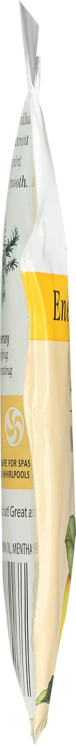 Aura Cacia Aromatherapy Mineral Bath, Energizing Lemon, 2.5 ounce packet (Pack of 3)