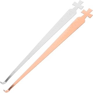 jojofuny 2Pcs Candle Wick Dipper Set Stainless Steel Candle Extinguisher Hook Flame Snuffer Tool for Home Decor and Aromatherapy