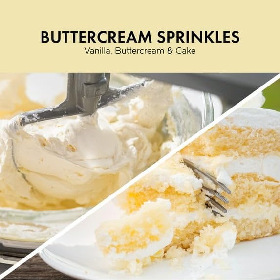 GC Scented 3 Wick Jar Candle 14.5oz Sweet (Buttercream Sprinkles)