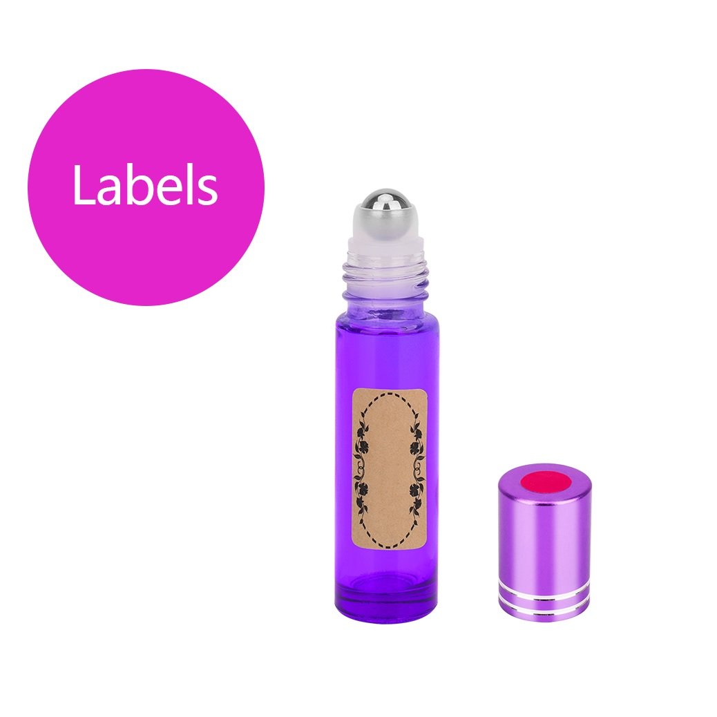 Easytle Essential Oil Tools Essential Oil Opener Essential Oil Key Tool for Essential Oil Accessories Includes 2 Openers, 6 Droppers, 6 Funnels, 72 Labels And Brush Tools Set for Glass Roll On Bottles