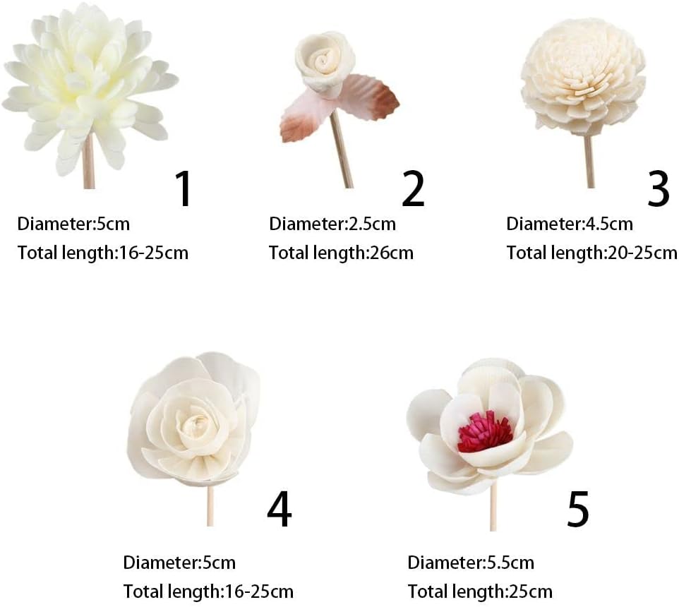 Reed Diffuser Artificial Flowers Diffuser Aromatherapy Home & Kitchen Decoration Fragrance and Gifts, for Aroma Diffuser(3)