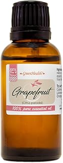 Grapefruit (Pink) Essential Oil - 1 fl oz - 100% Pure & Uncut - GreenHealth
