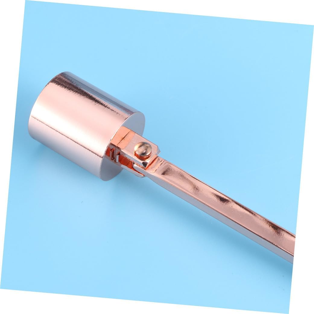 Candle Snuffer Set Rose Gold Stainless Steel Candle Extinguisher Wick Trimmer and Dipper for Home Decor and Relaxation